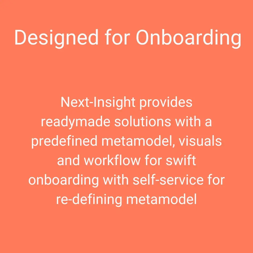 Designed for onboarding of EAM - made easy